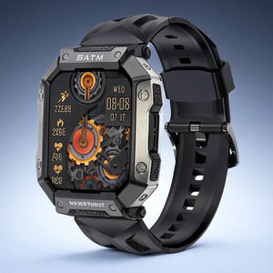 Pro Sports Smartwatch with Bluetooth Calling, Waterproof Build & Full Health Suite