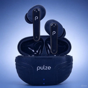 Noise Cancelling VibeX True Wireless Earbuds with 40 Hours Playtime, IPX6 Water Resistance, Stereo Audio (Blue)