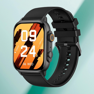 Infinity P7 Smartwatch: Sleek Black, AMOLED Display & AI Voice Assistance